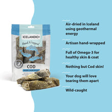 Load image into Gallery viewer, ICELANDIC COD SKIN CHEW STICK 5" 3PACK