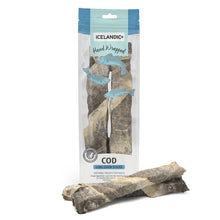 Load image into Gallery viewer, ICELANDIC COD SKIN CHEW STICK 10" 2PACK