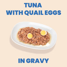 Load image into Gallery viewer, ALMO CAT HQS COMPLETE TUNA WITH QUAIL EGGS 70G