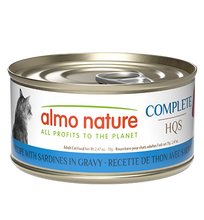 Load image into Gallery viewer, ALMO CAT HQS COMPLETE TUNA WITH SARDINE 70G