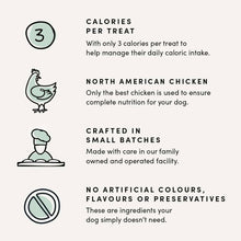 Load image into Gallery viewer, CRUMPS SEMI MOIST CHICKEN MINI TRAINERS 300G