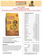 Load image into Gallery viewer, CARNA4 EASY CHEW LAMB DOG 10LB