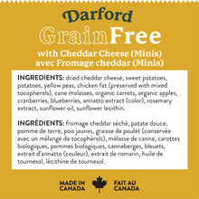 Load image into Gallery viewer, DARFORD GRAIN FREE CHEDDAR MINI 454G