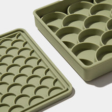 Load image into Gallery viewer, DOGGED SLOW FEEDER 3-N-1 FISH SCALE OLIVE