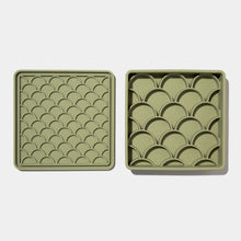 Load image into Gallery viewer, DOGGED SLOW FEEDER 3-N-1 FISH SCALE OLIVE