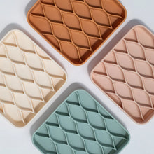 Load image into Gallery viewer, DOGGED SLOW FEEDER ARGYLE SEAFOAM