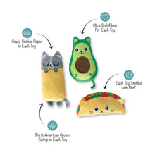 Load image into Gallery viewer, FRINGE CAT KITTY CRAVINGS MINI 3PK