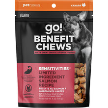 Load image into Gallery viewer, GO DOG BENEFITS CHEWS SENSITIVITIES LIMITED INGREDIENT SALMON 6OZ