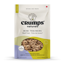 Load image into Gallery viewer, CRUMPS FREEZE DRIED BEEF LIVER MINI TRAINERS 126G