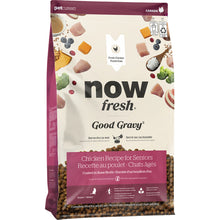 Load image into Gallery viewer, NOW FRESH GRAVY GRAIN FREE SENIOR CHICKEN CAT 3LB