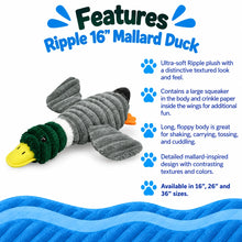 Load image into Gallery viewer, PETLOU FARM FRIENDS MALLARD DUCK 16"