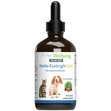 Load image into Gallery viewer, PET WELLBEING NETTLE-EYEBRIGHT GOLD 2OZ
