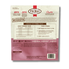 Load image into Gallery viewer, PRIMAL TURKEY & SALMON NUGGETS DOG 3LB
