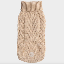 Load image into Gallery viewer, GF PET CHALET SWEATER OATMEAL SM