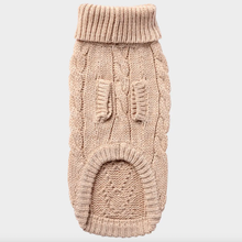 Load image into Gallery viewer, GF PET CHALET SWEATER OATMEAL SM