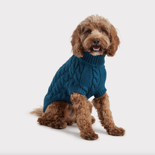 Load image into Gallery viewer, GF PET CHALET SWEATER DARK TEAL 4XLG