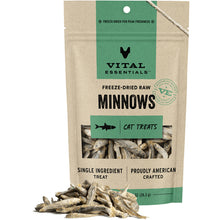 Load image into Gallery viewer, VITAL ESSENTIALS CAT FREEZE DRIED RAW MINNOWS TREAT 1OZ
