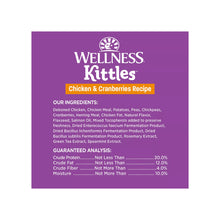 Load image into Gallery viewer, WELLNESS KITTLES CHICKEN & CRANBERRY TREAT 57G