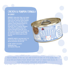 Load image into Gallery viewer, WERUVA KITTEN CHICKEN & PUMPKIN IN GRAVY CAN 3OZ