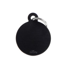 Load image into Gallery viewer, MY FAMILY ALUMINUM ROUND BLACK BIG TAG