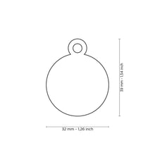 Load image into Gallery viewer, MY FAMILY ALUMINUM ROUND BLACK BIG TAG