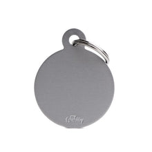 Load image into Gallery viewer, MY FAMILY ALUMINUM ROUND GREY BIG TAG