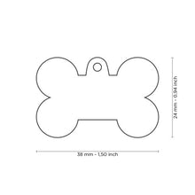 Load image into Gallery viewer, MY FAMILY HANDMADE BONE LILAC BIG TAG