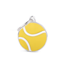 Load image into Gallery viewer, MY FAMILY TENNIS BALL MED TAG