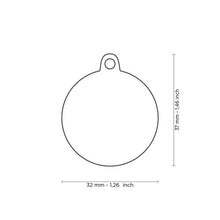 Load image into Gallery viewer, MY FAMILY CIRCLE HEART PURPLE BIG TAG