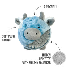 Load image into Gallery viewer, FOUFOUBRANDS FUZZY WUZZY SPIKER MOOMOO ORANGE SM