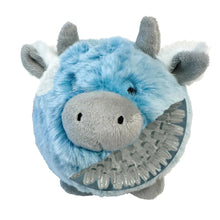 Load image into Gallery viewer, FOUFOUBRANDS FUZZY WUZZY SPIKER MOOMOO BLUE LG