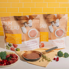 Load image into Gallery viewer, FAIM MUSEAU CHICKEN & TURKEY COOKING RECIPE 24 PATTIES