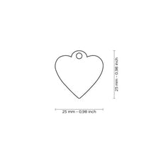 Load image into Gallery viewer, MY FAMILY GLITTER HEART PINK SM TAG