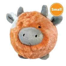 Load image into Gallery viewer, FOUFOUBRANDS FUZZY WUZZY SPIKER MOOMOO ORANGE SM