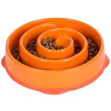 Load image into Gallery viewer, OUTWARD HOUND FUN FEEDER CORAL ORANGE MINI