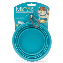 Load image into Gallery viewer, MESSY MUTTS SILICONE COLLAPSIBLE BOWL BLUE MED