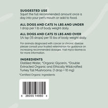 Load image into Gallery viewer, MYCO-BIOME TURKEY TAIL MUSHROOM 125ML