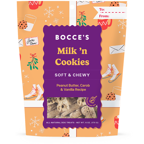 BOCCE'S SOFT CHEWY MILK N COOKIES 6OZ