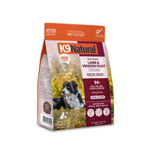 Load image into Gallery viewer, K9 NATURAL FREEZE DRIED LAMB &amp; VENISON FEAST 500G
