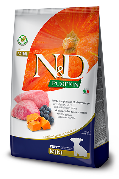 FARMINA PUMPKIN LAMB/BLUEBERRY PUPPY MINI 7KG