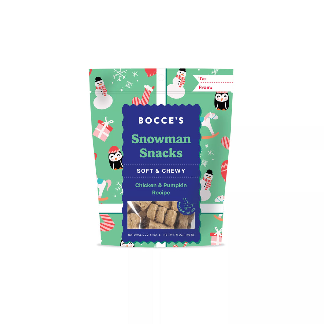 BOCCE'S SOFT CHEWY SNOWMAN SNACK 6OZ