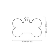 Load image into Gallery viewer, MY FAMILY ALUMINUM BONE PINK SMALL TAG
