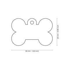 Load image into Gallery viewer, MY FAMILY GOLD BONE BIG TAG
