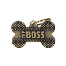 Load image into Gallery viewer, MY FAMILY THE BOSS BRASS BIG TAG
