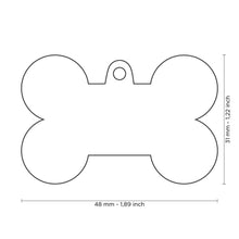 Load image into Gallery viewer, MY FAMILY BONE BRONX STUDS XLARGE TAG
