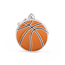 Load image into Gallery viewer, MY FAMILY BASKETBALL MEDIUM TAG

