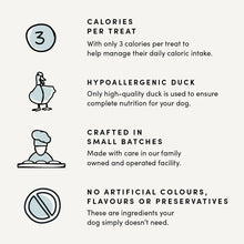 Load image into Gallery viewer, CRUMPS SEMI MOIST DUCK MINI TRAINERS 300G
