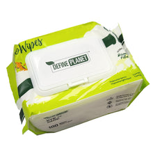 Load image into Gallery viewer, DEFINE PLANET BOOWIPES BAMBOO FIBER EYE CARE 100CT
