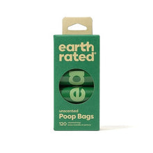 Load image into Gallery viewer, EARTH RATED UNSCENTED 8 ROLLS/120 BAGS

