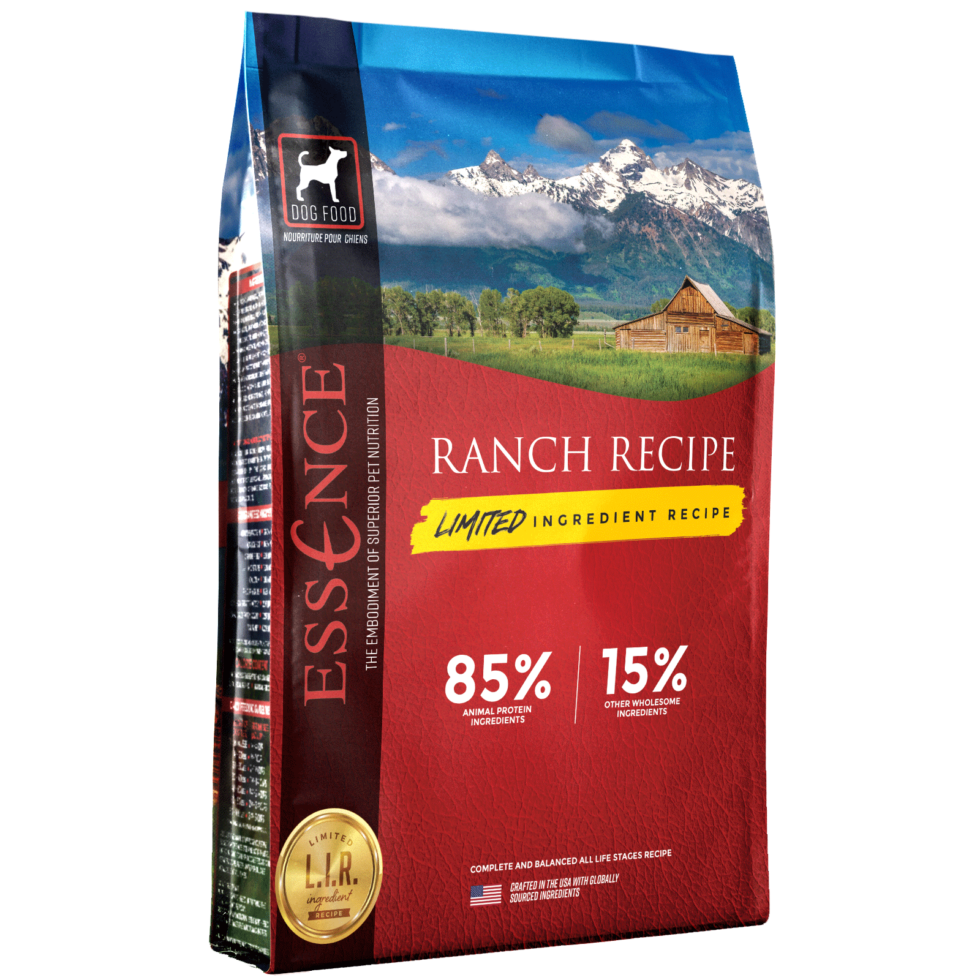 ESSENCE LIMITED INGREDIENT RECIPE RANCH DOG 25LB